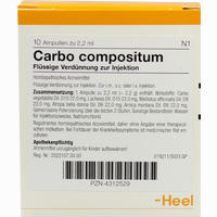 Carbo Comp Ampullen 10 Stück