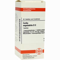 Carbo Veg D3 Tabletten 80 Stück
