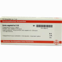 Carbo Veg D30 Ampullen 10 x 1 ml