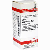 Carbo Veg D30 Globuli Dhu-arzneimittel 10 g