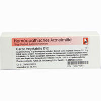 Carbo Vegetabilis D12 Globuli 10 g