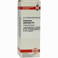 Carboneum Sulfur D6 Dilution 20 ml