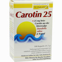 Carotin 25 Feingold 100 Stück