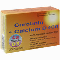Carotinin + Calcium D 400 Kapseln 30 Stück