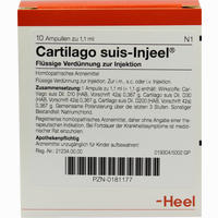 Cartilago Suis- Injeel Ampullen 10 Stück