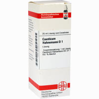 Causticum Hahnemanni Urt/d 1 Dilution 20 ml