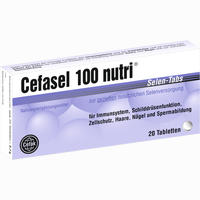 Cefasel 100 Nutri Selen- Tabs Tabletten 20 Stück