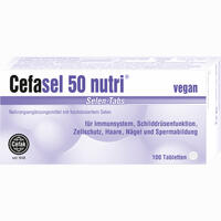 Cefasel 50 Nutri Selen- Tabs Tabletten 100 Stück