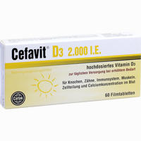 Cefavit D3 2.000 I.e. Filmtabletten 60 Stück
