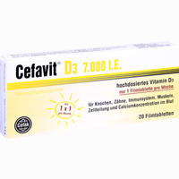 Cefavit D3 7.000 I.e. Filmtabletten 20 Stück