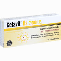 Cefavit D3 7.000 I.e. Filmtabletten 60 Stück