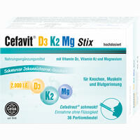 Cefavit D3 K2 Mg 2.000 I.e. Stix Granulat 36 Stück