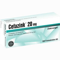 Cefazink 20mg Filmtabletten 100 Stück