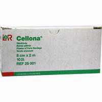 Cellona Gipsbin 2mx8cm Binde 2 x 5 Stück