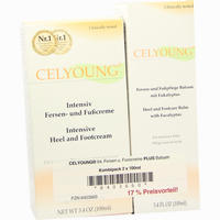 Celyoung Intensiv Fersen Fusscreme+balsam 2x100ml Kombipackung 1 Stück