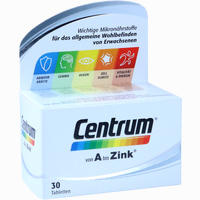 Centrum A- Zink + Floraglo Lutein Capletten Tabletten 30 Stück