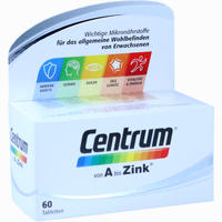 Centrum A- Zink + Floraglo Lutein Capletten Tabletten 60 Stück