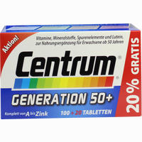 Centrum Generation 50+ +lutein Tabletten 100 Stück