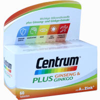 Centrum Plus Ginseng & Ginkgo Tabletten 60 Stück