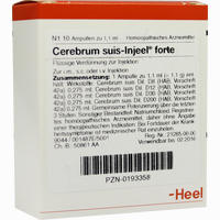 Cereberum Suis- Injeel Ampullen HEEL 10 Stück