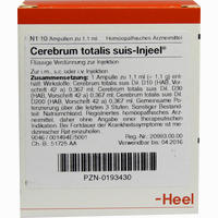 Cereberum Totalis Suis- Injeel Ampullen 10 Stück