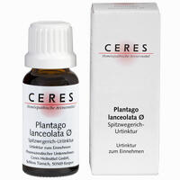 Ceres Plantago Lanceolata Urt. Tropfen 20 ml