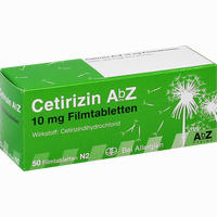 Cetirizin Abz 10mg Filmtabletten 50 Stück