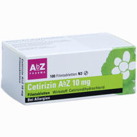 Cetirizin Abz 10mg Filmtabletten 100 Stück