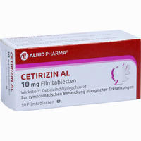 Cetirizin Al 10 Mg Filmtabletten 50 Stück