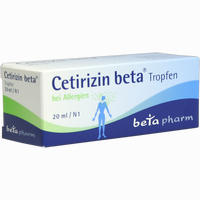 Cetirizin Beta Tropfen 20 ml
