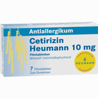 Cetirizin Heumann 10 Mg Filmtabletten 7 Stück