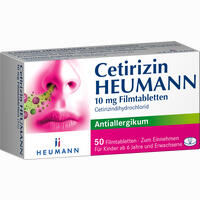 Cetirizin Heumann 10 Mg Filmtabletten 50 Stück