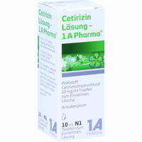 Cetirizin Lösung - 1 A Pharma 10 ml