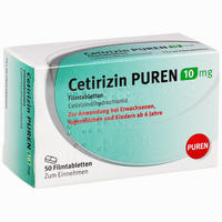 Cetirizin Puren 10 Mg Filmtabletten 50 Stück