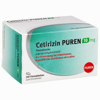Cetirizin Puren 10 Mg Filmtabletten 100 Stück