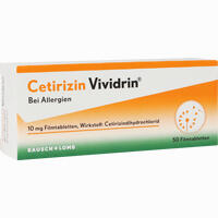 Cetirizin Vividrin 10mg Filmtabletten 50 Stück