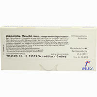Chamomilla Malachit Comp Ampullen 8 x 1 ml