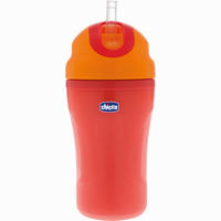 Chicco Strohhalm Trinklernflasche Rot 18m 266ml 1 Stück
