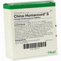 China- Homaccord S Ampullen 10 Stück