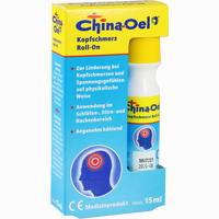 China- Oel Kopfschmerz Roll- On Aetherisches Öl 15 ml