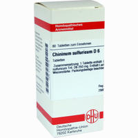 Chininum Sulf D6 Tabletten 80 Stück