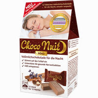 Choco Nuit Minis Schokolade für Gesunden Schlaf Täfelchen 12 Stück