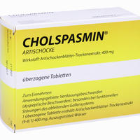 Abbildung von Cholspasmin Artischocke Tabletten 100 Stück