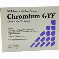 Chromium Gtf Tabletten 30 Stück