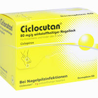 Ciclocutan 80mg/g Wirkstoffhaltiger Nagellack Lösung 3 g