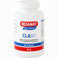 Cla 80% Megamax 1g Konjugierten Linolsäuren Kapseln 60 Stück