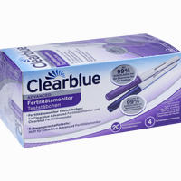 Clearblue Fertilitätsmonitor Teststäbchen 20+4 24 Stück