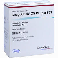 Coaguchek Xs Pt Test Pst Teststreifen 2 x 24 Stück