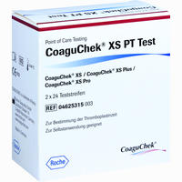 Coaguchek Xs Pt Test Teststreifen Roche diagnostics 2 x 24 Stück