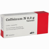 Abbildung von Coffeinum N 0.2g Tabletten 20 Stück